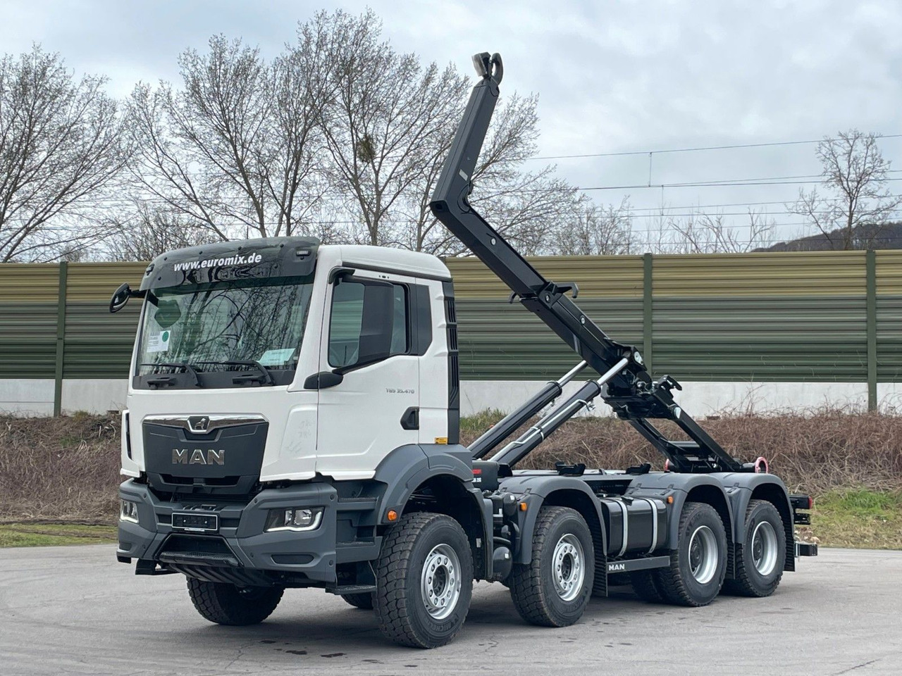 MAN TGS 35.480 8x4 Euro6e Hiab MultLift Abrollkipper - Lastbil kroghejs, Lastbil med kran: billede 3 MAN TGS 35.480 8x4 Euro6e Hiab MultLift Abrollkipper - Lastbil kroghejs, Lastbil med kran: billede 3