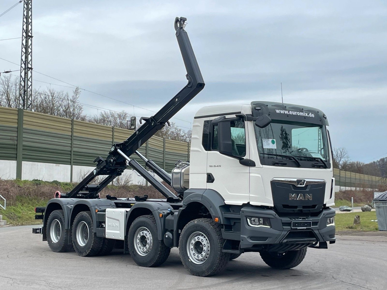 MAN TGS 35.480 8x4 Euro6e Hiab MultLift Abrollkipper - Lastbil kroghejs, Lastbil med kran: billede 1 MAN TGS 35.480 8x4 Euro6e Hiab MultLift Abrollkipper - Lastbil kroghejs, Lastbil med kran: billede 1