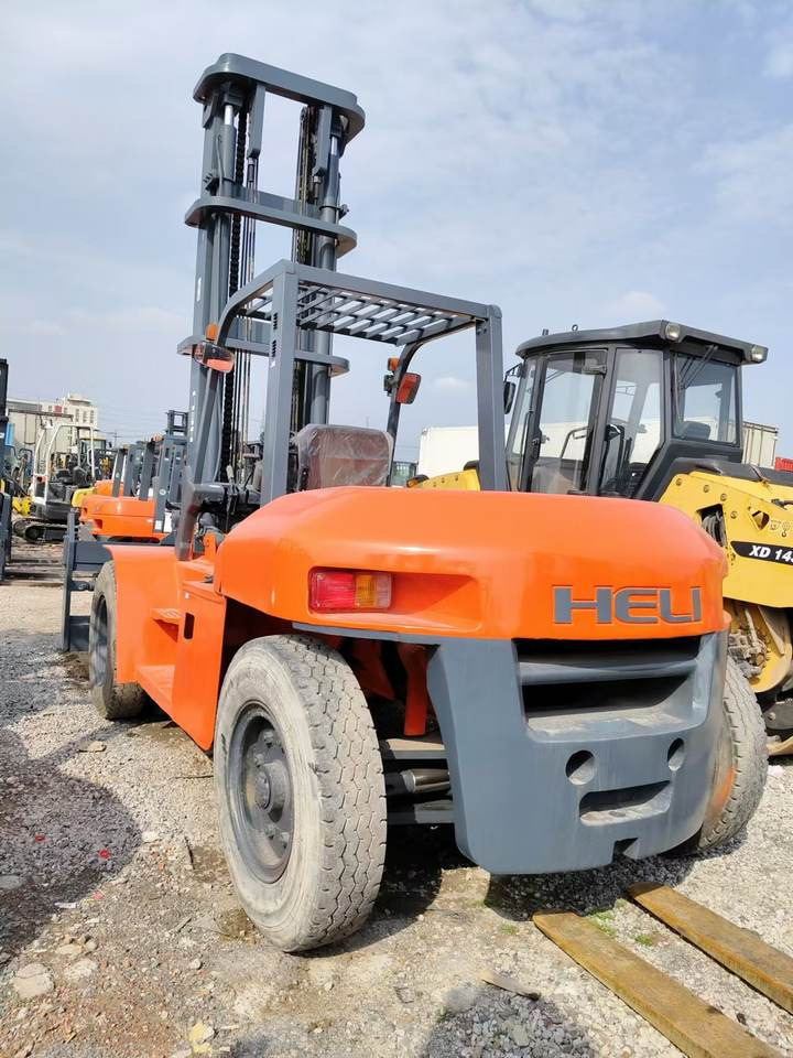 6-Meter Lift Height Mast Forklift Used Heli 10-Ton Forklift Truck Cpcd100 - Gaffeltruck: billede 3 6-Meter Lift Height Mast Forklift Used Heli 10-Ton Forklift Truck Cpcd100 - Gaffeltruck: billede 3