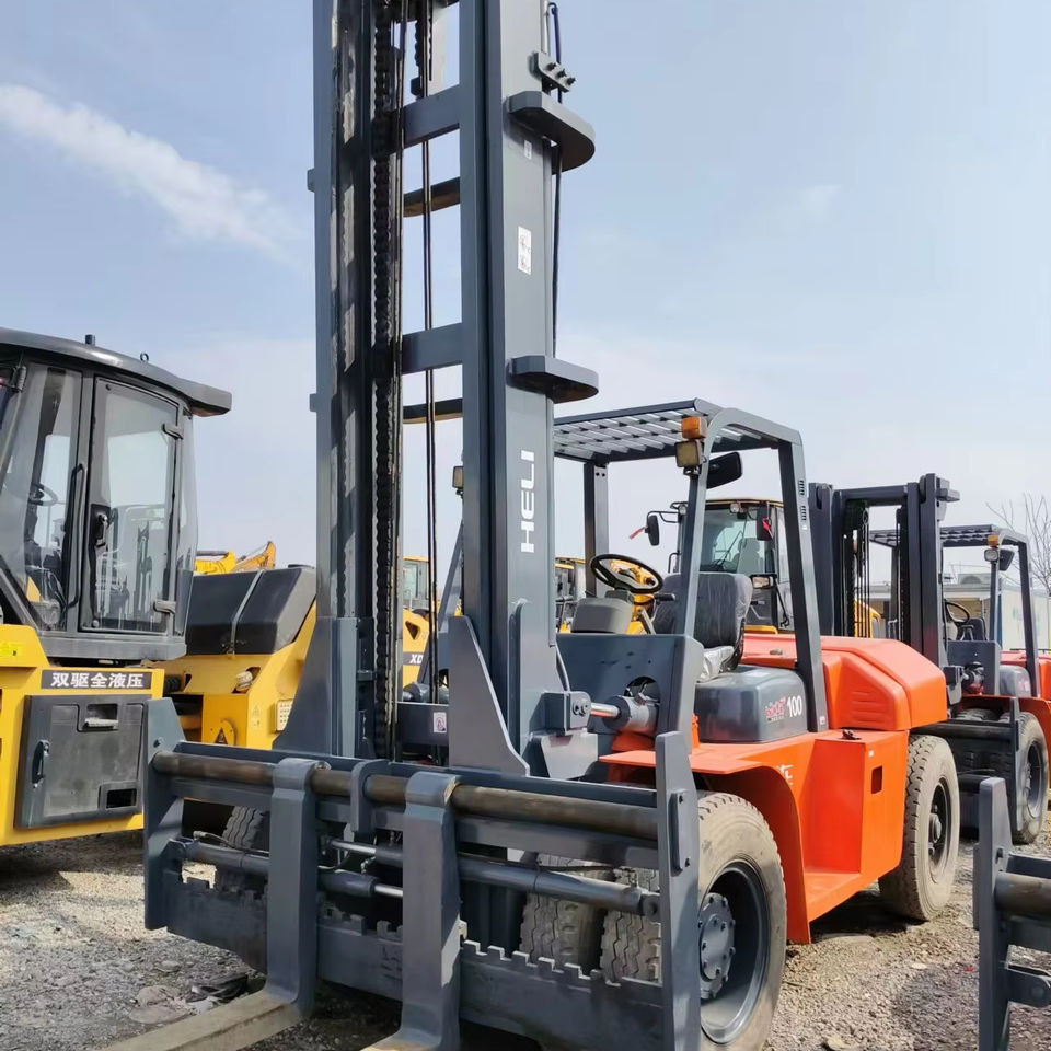 6-Meter Lift Height Mast Forklift Used Heli 10-Ton Forklift Truck Cpcd100 - Gaffeltruck: billede 1 6-Meter Lift Height Mast Forklift Used Heli 10-Ton Forklift Truck Cpcd100 - Gaffeltruck: billede 1