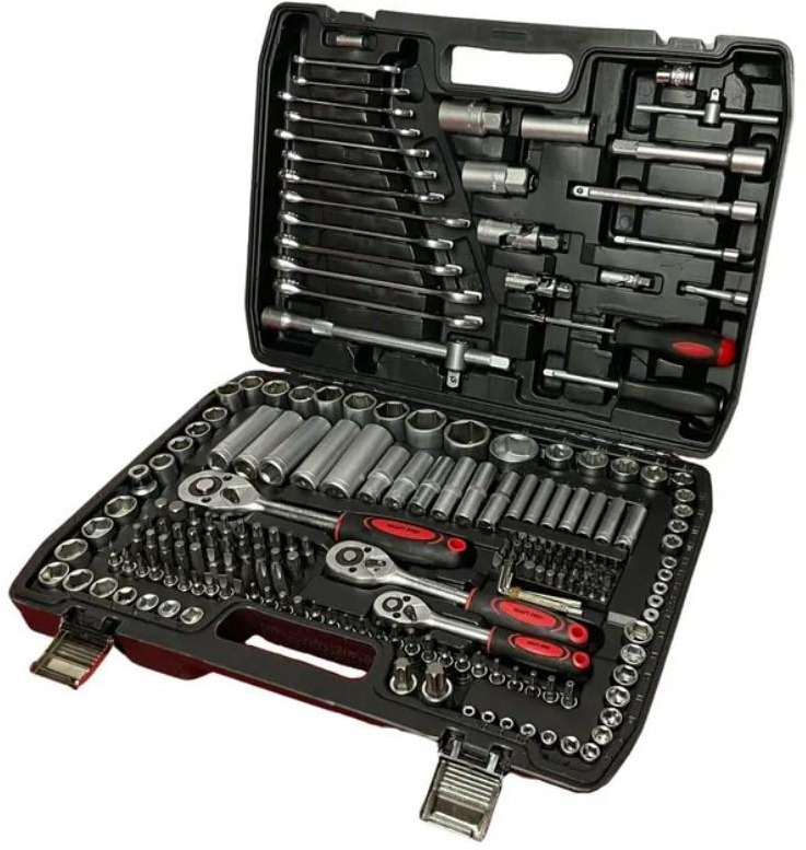 Metallo 216PCS Doppenset - Værkstedsudstyr: billede 1 Metallo 216PCS Doppenset - Værkstedsudstyr: billede 1