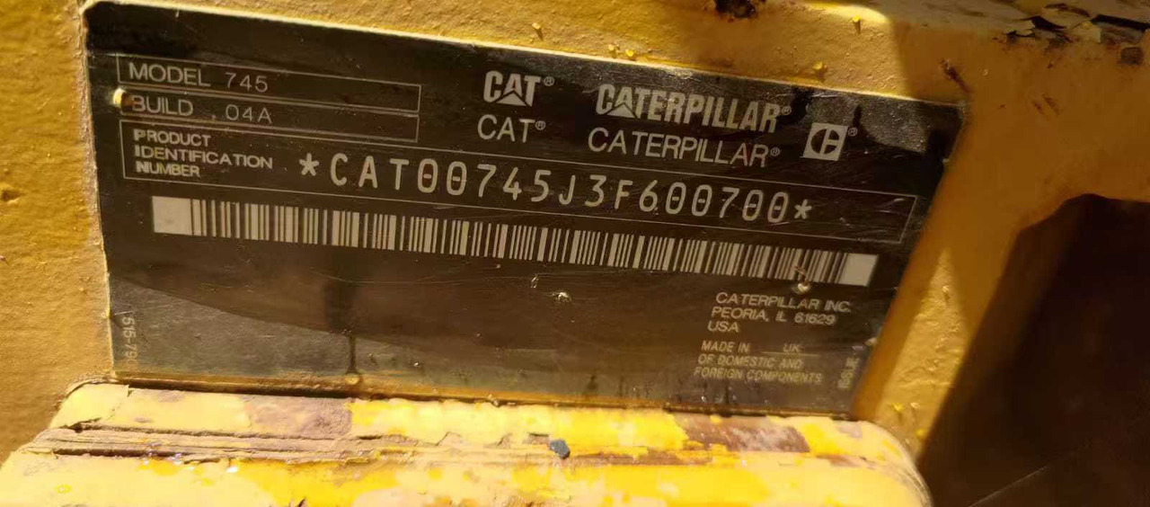 CATPILLAR 745 - Knækstyret dumper: billede 5 CATPILLAR 745 - Knækstyret dumper: billede 5