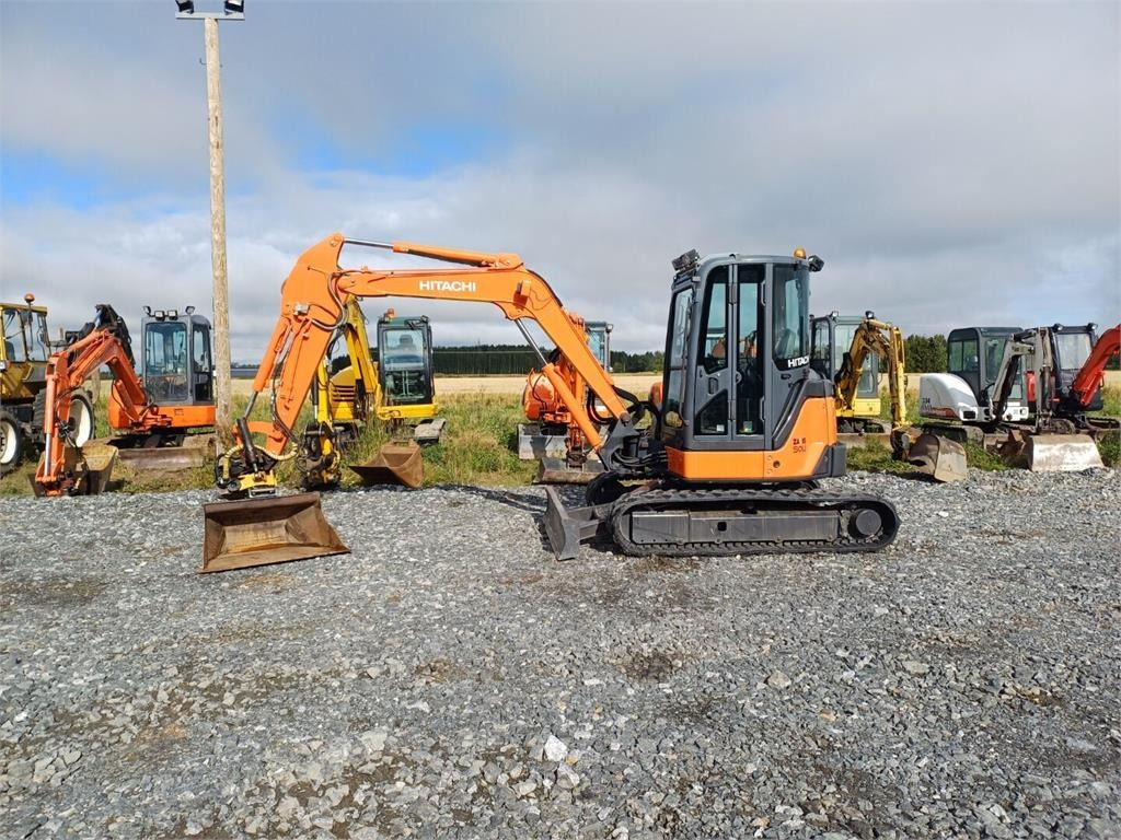 Hitachi ZX50u Engcon pyörittäjällä - Minigravemaskine: billede 2 Hitachi ZX50u Engcon pyörittäjällä - Minigravemaskine: billede 2