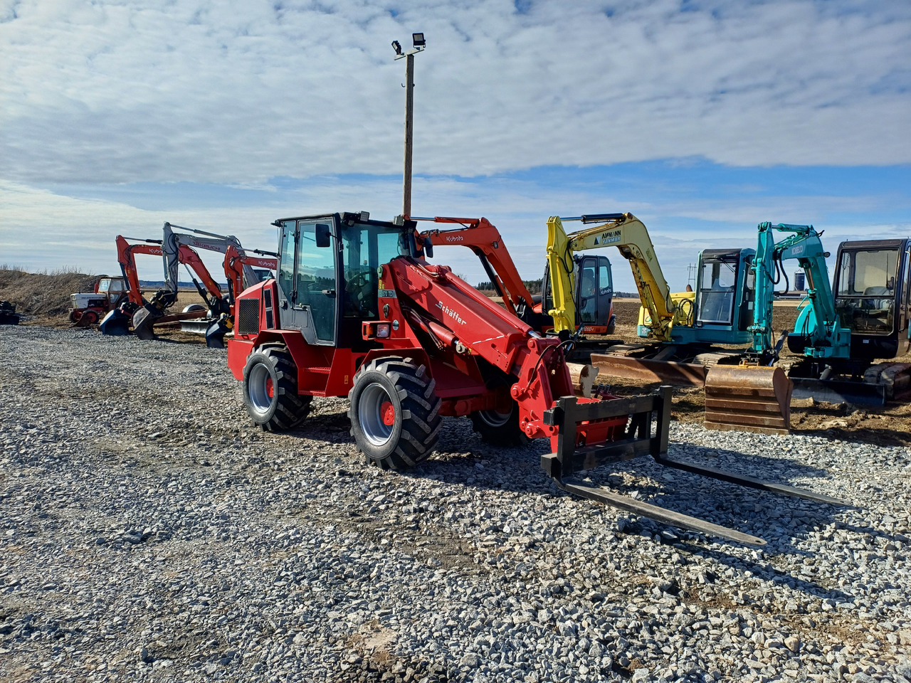 Schäffer 870TD Teleskooppi puomilla - Gummihjulslæsser: billede 5 Schäffer 870TD Teleskooppi puomilla - Gummihjulslæsser: billede 5