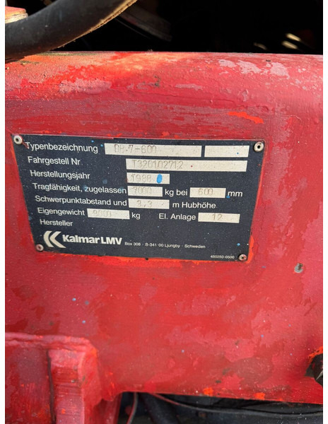 Kalmar DB7 - 600 - Gaffeltruck: billede 2 Kalmar DB7 - 600 - Gaffeltruck: billede 2