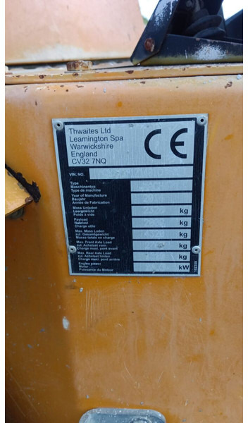 Thwaites - Mini Tipvogn: billede 4 Thwaites - Mini Tipvogn: billede 4