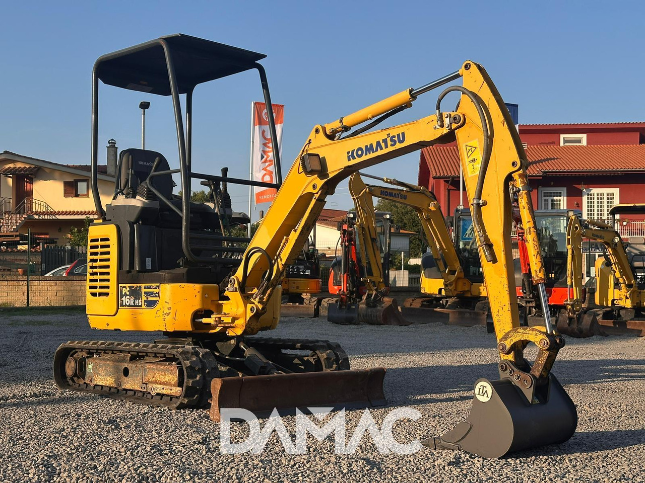 KOMATSU PC16R-3HS - Minigravemaskine: billede 1 KOMATSU PC16R-3HS - Minigravemaskine: billede 1
