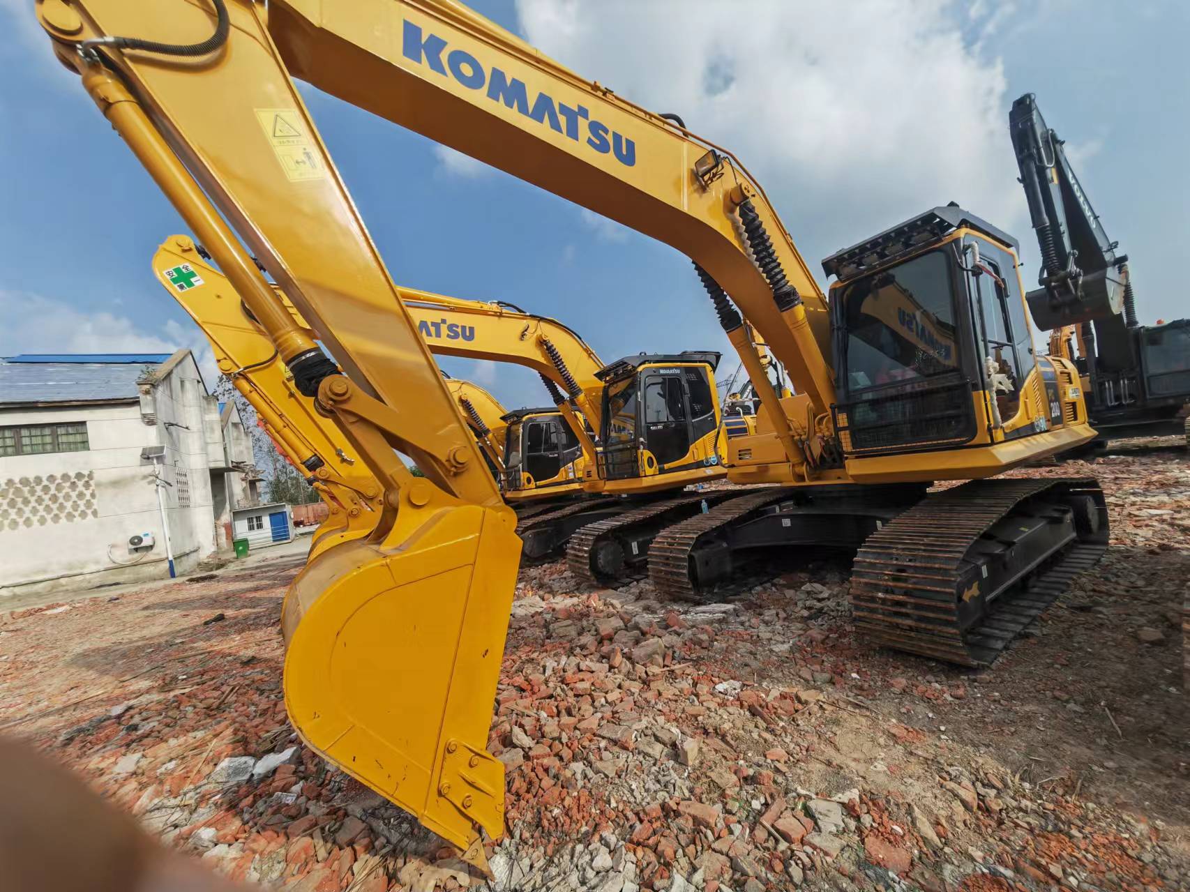 KOMATSU PC200 - Bæltegravemaskine: billede 3 KOMATSU PC200 - Bæltegravemaskine: billede 3