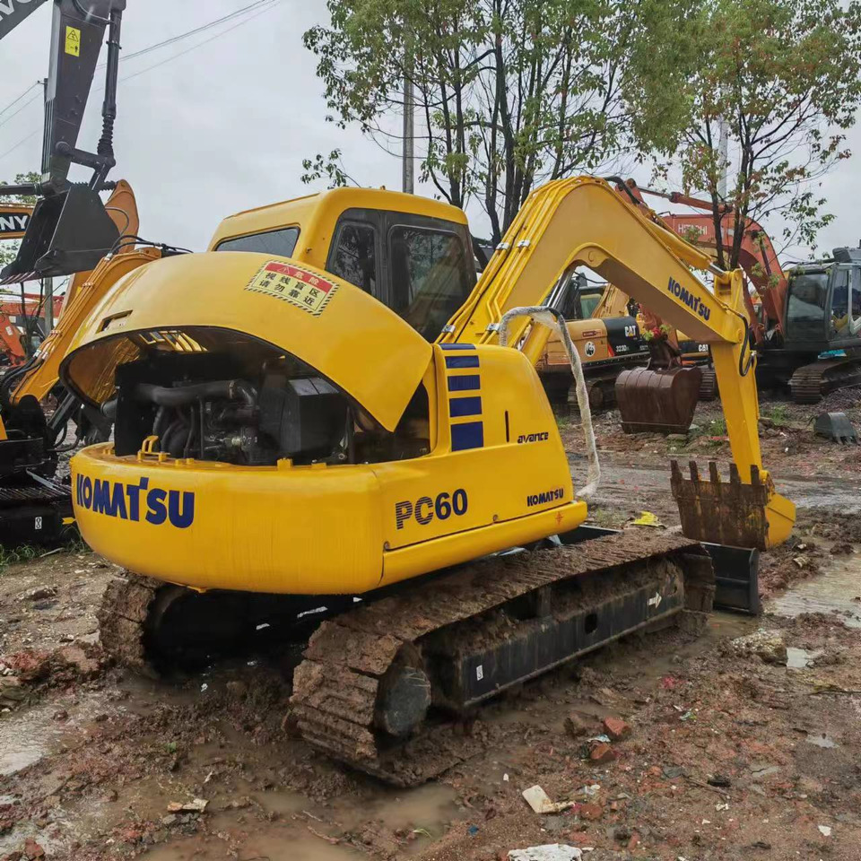 KOMATSU PC60-7 - Bæltegravemaskine: billede 4 KOMATSU PC60-7 - Bæltegravemaskine: billede 4