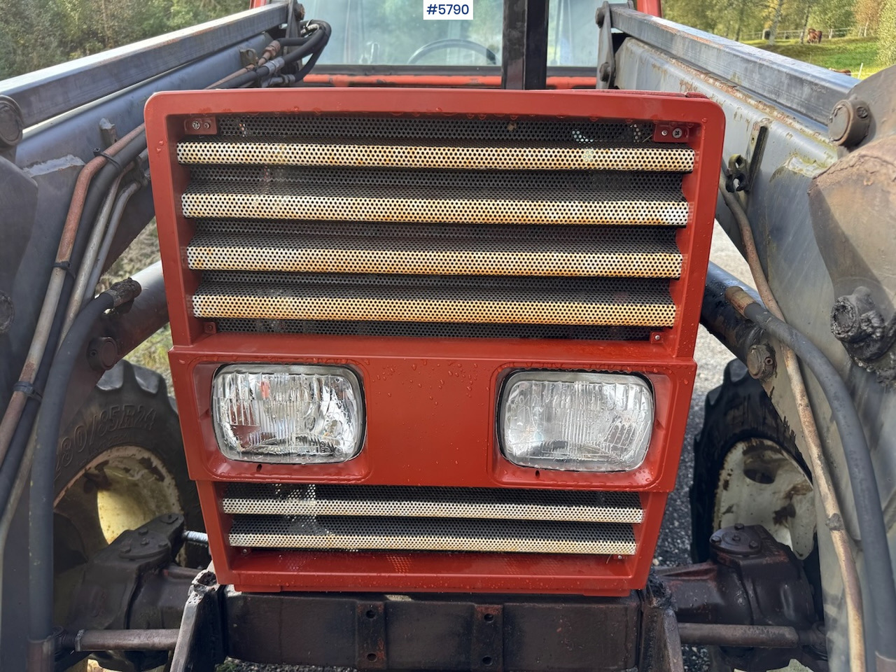 1986 Fiat 70-90 DT w/ front loader. - Traktor: billede 4 1986 Fiat 70-90 DT w/ front loader. - Traktor: billede 4