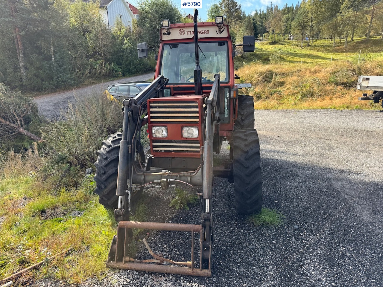 1986 Fiat 70-90 DT w/ front loader. - Traktor: billede 3 1986 Fiat 70-90 DT w/ front loader. - Traktor: billede 3