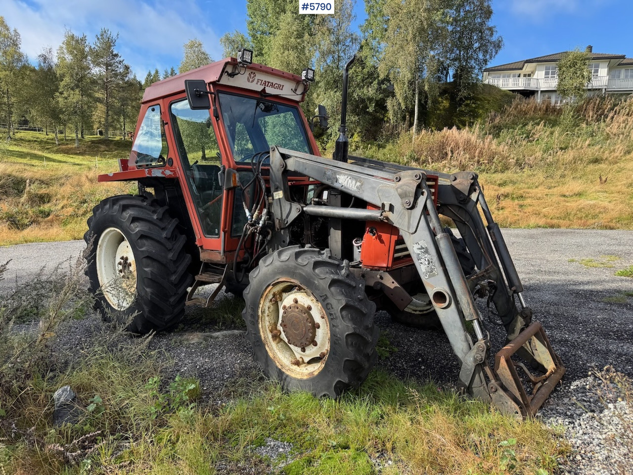 1986 Fiat 70-90 DT w/ front loader. - Traktor: billede 5 1986 Fiat 70-90 DT w/ front loader. - Traktor: billede 5