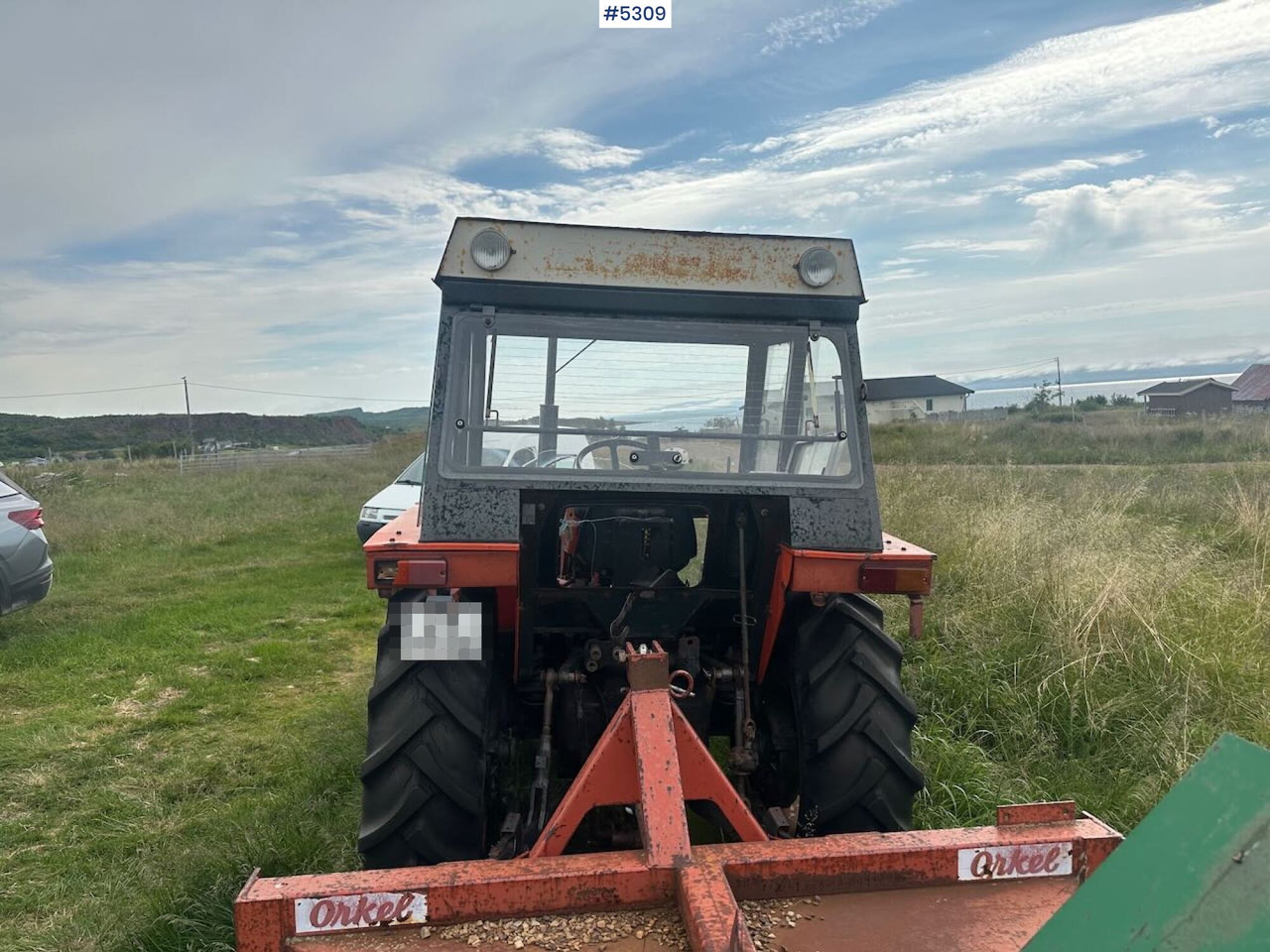 1989 Zetor 5245 tractor w/ snow blower. - Traktor: billede 5 1989 Zetor 5245 tractor w/ snow blower. - Traktor: billede 5