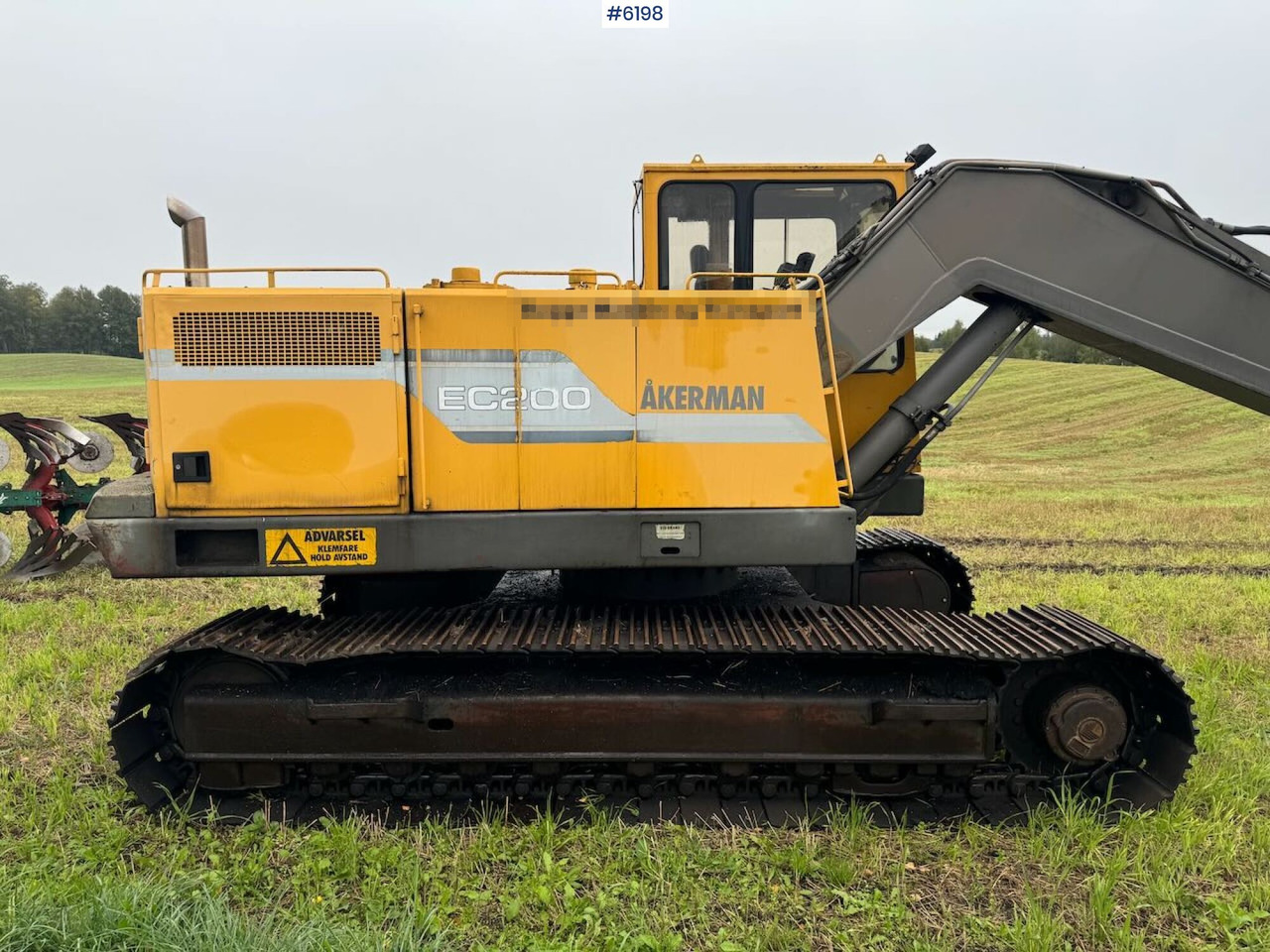 Bæltegravemaskine 1993 Åkerman EC200 Tracked excavator w/ 2 buckets. New belts and sprocket.: billede 11