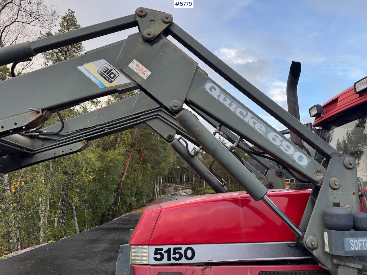 1995 Case IH 5150 Maxxum w/ front loader. - Traktor: billede 4 1995 Case IH 5150 Maxxum w/ front loader. - Traktor: billede 4