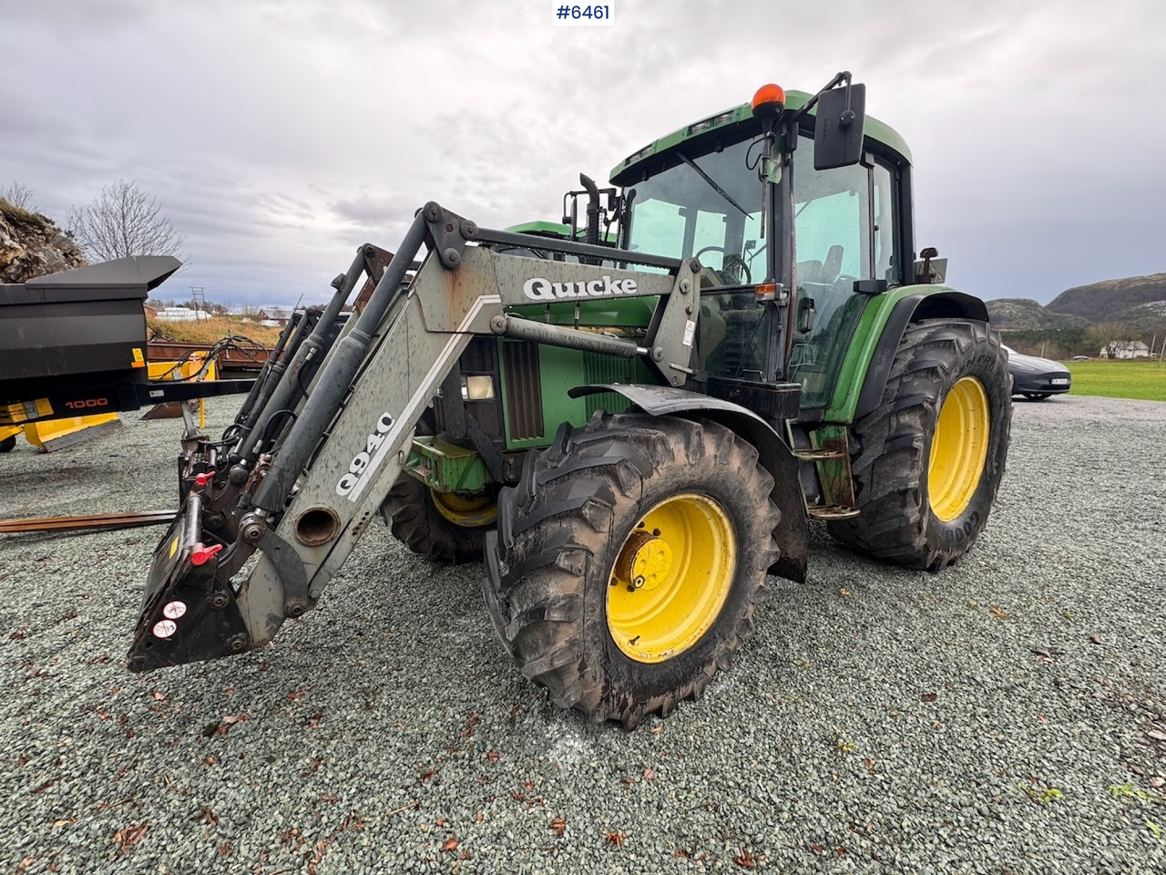 1995 John Deere 6400 w/ Quicke 960 loader. WATCH THE VIDEO! - Traktor: billede 1 1995 John Deere 6400 w/ Quicke 960 loader. WATCH THE VIDEO! - Traktor: billede 1