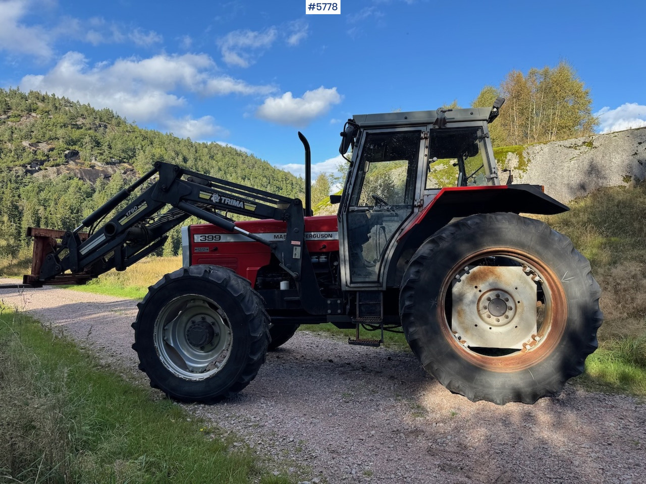 1995 Massey Ferguson 399 w/ front loader. - Traktor: billede 5 1995 Massey Ferguson 399 w/ front loader. - Traktor: billede 5