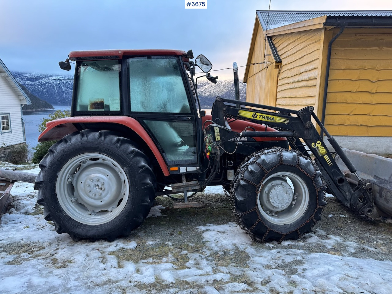 Traktor 1997 New Holland L 85 w/ front loader.: billede 8