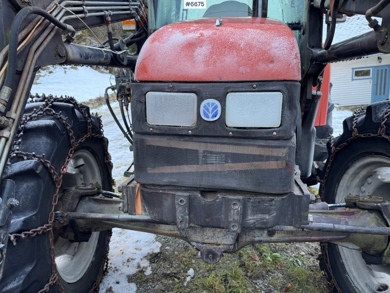 Traktor 1997 New Holland L 85 w/ front loader.: billede 6