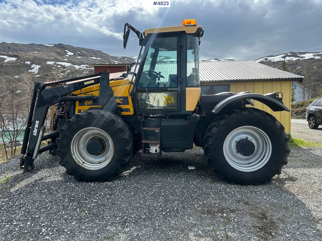 2000 JCB Fastrac 4x4 tractor w/ loader, 2 new tires, gravel bucket or snow bucket. WATCH VIDEO. - Traktor: billede 2 2000 JCB Fastrac 4x4 tractor w/ loader, 2 new tires, gravel bucket or snow bucket. WATCH VIDEO. - Traktor: billede 2