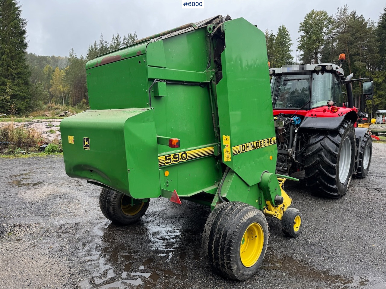 2000 John Deere 590 Round Baler. - Udstyr til hø: billede 5 2000 John Deere 590 Round Baler. - Udstyr til hø: billede 5