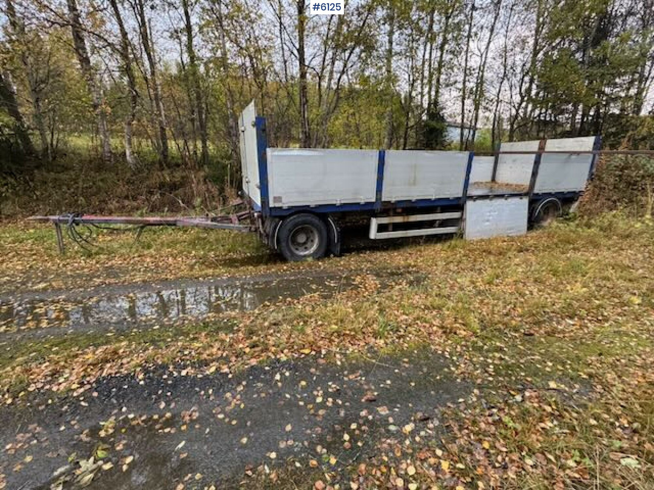 2001 Istrail 3 axle flatbed trailer - Nedbygget platform påhængsvogn: billede 3 2001 Istrail 3 axle flatbed trailer - Nedbygget platform påhængsvogn: billede 3