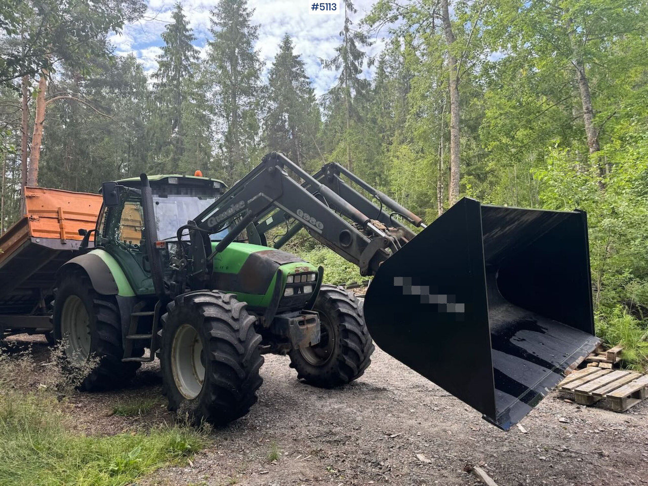 2004 Deutz-Fahr Agrotron TTV 1130 w/ front loader - Traktor: billede 4 2004 Deutz-Fahr Agrotron TTV 1130 w/ front loader - Traktor: billede 4