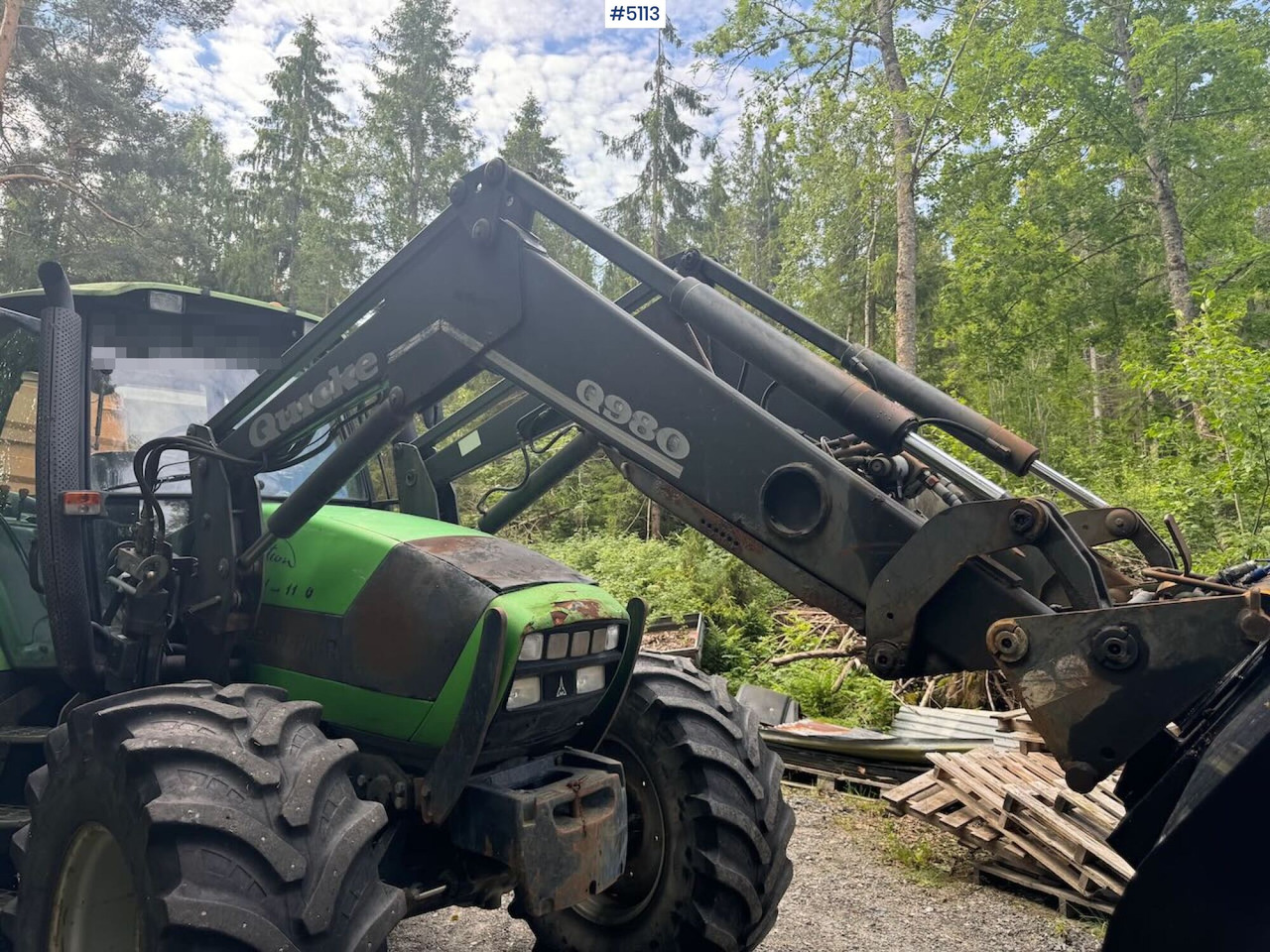2004 Deutz-Fahr Agrotron TTV 1130 w/ front loader - Traktor: billede 3 2004 Deutz-Fahr Agrotron TTV 1130 w/ front loader - Traktor: billede 3