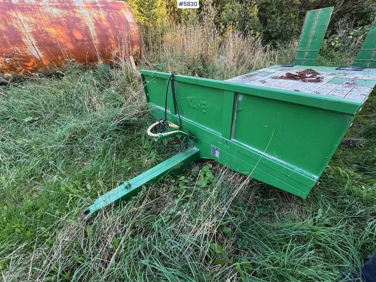 2005 Kane machine trailer - Nedbygget platform påhængsvogn: billede 2 2005 Kane machine trailer - Nedbygget platform påhængsvogn: billede 2