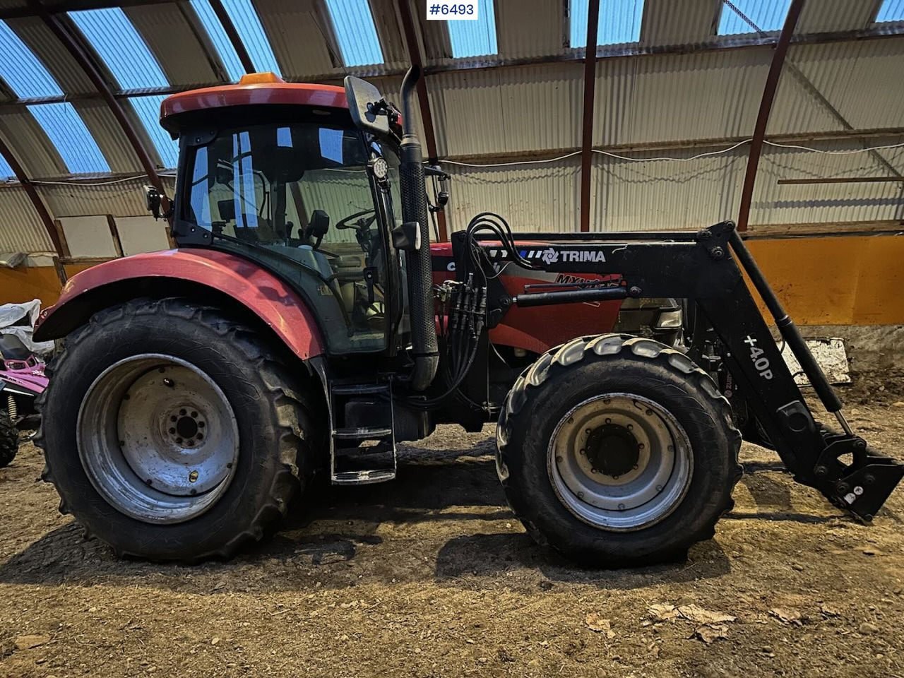 2007 CASE IH MXU 135 Pro 4x4 tractor w/ front loader. - Traktor: billede 1 2007 CASE IH MXU 135 Pro 4x4 tractor w/ front loader. - Traktor: billede 1