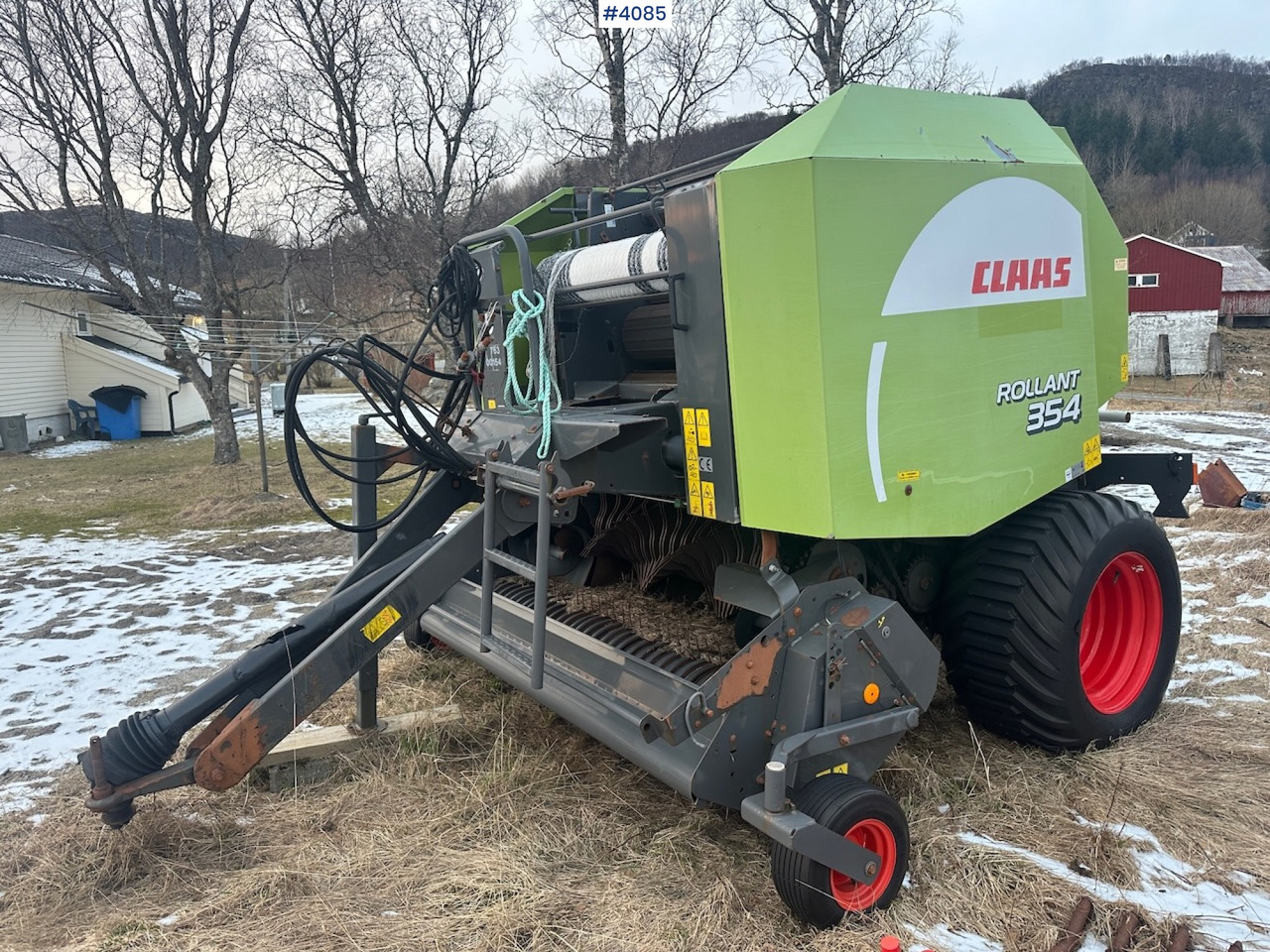 2008 Claas Rollant 354 Rotocut round baler. small repair object - Udstyr til hø: billede 4 2008 Claas Rollant 354 Rotocut round baler. small repair object - Udstyr til hø: billede 4