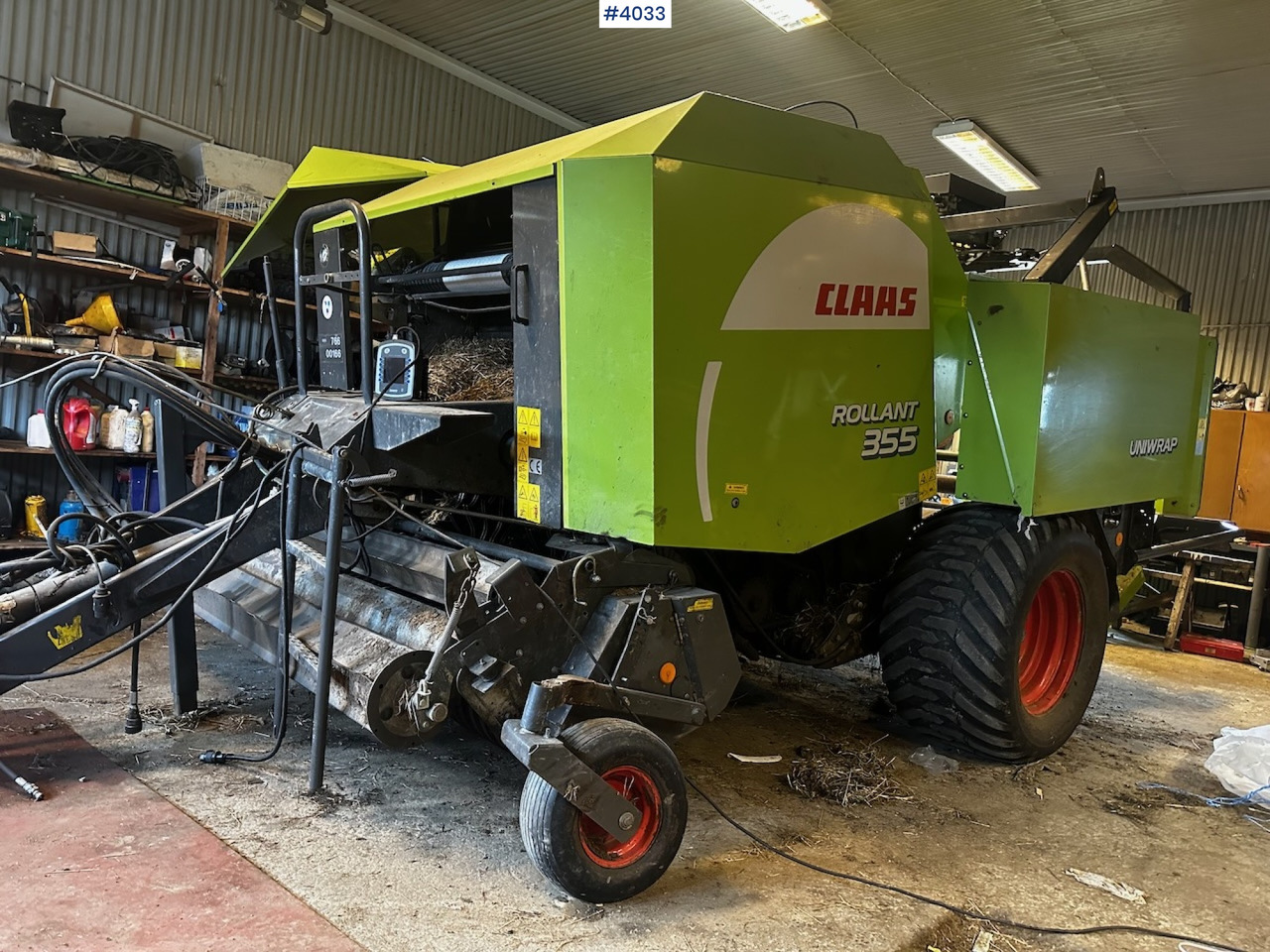 2008 Claas rollant 355 uniwrap round baler press - Udstyr til hø: billede 1 2008 Claas rollant 355 uniwrap round baler press - Udstyr til hø: billede 1