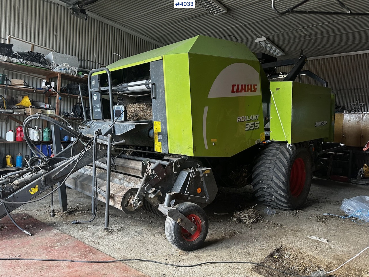 2008 Claas rollant 355 uniwrap round baler press - Udstyr til hø: billede 3 2008 Claas rollant 355 uniwrap round baler press - Udstyr til hø: billede 3