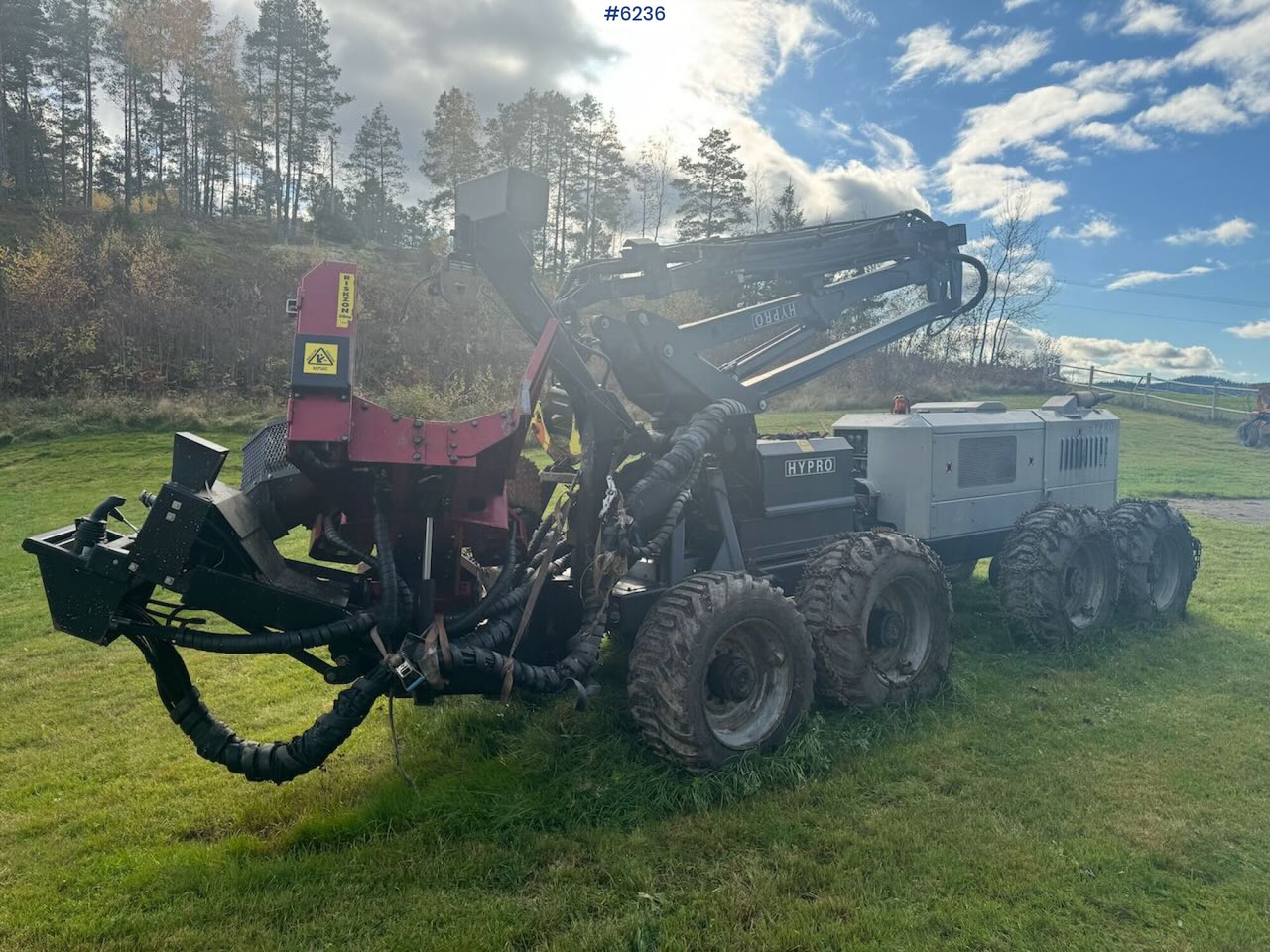 2008 Hypro 500LS harvesting machine with processor head and felling grapple - Skovmaskine: billede 2 2008 Hypro 500LS harvesting machine with processor head and felling grapple - Skovmaskine: billede 2