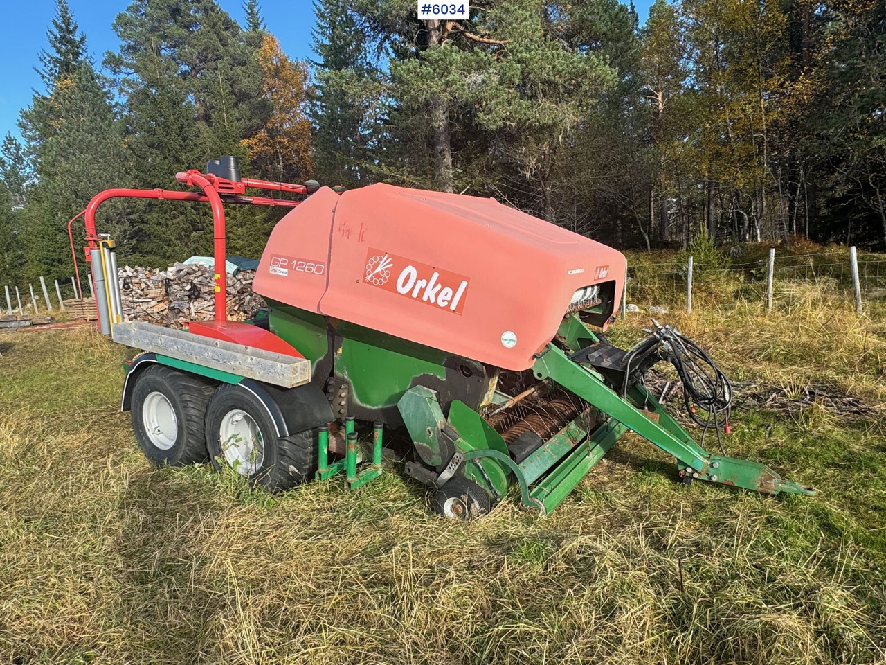 2008 Orkel 1260 round baler - Udstyr til hø: billede 3 2008 Orkel 1260 round baler - Udstyr til hø: billede 3