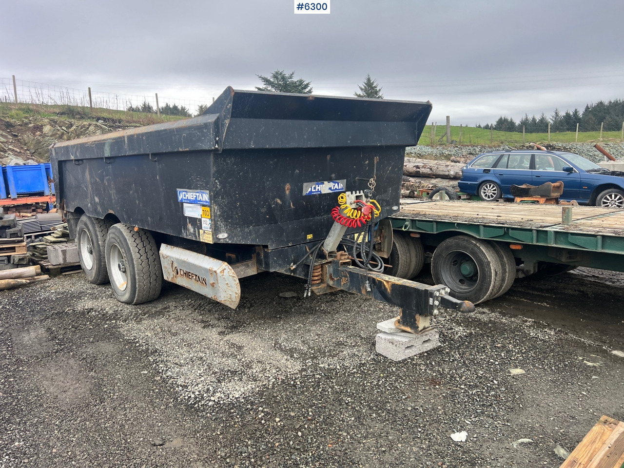 2012 Chieftain 20 ton 2 axle dump trailer - Landbrugs tipvogn: billede 2 2012 Chieftain 20 ton 2 axle dump trailer - Landbrugs tipvogn: billede 2