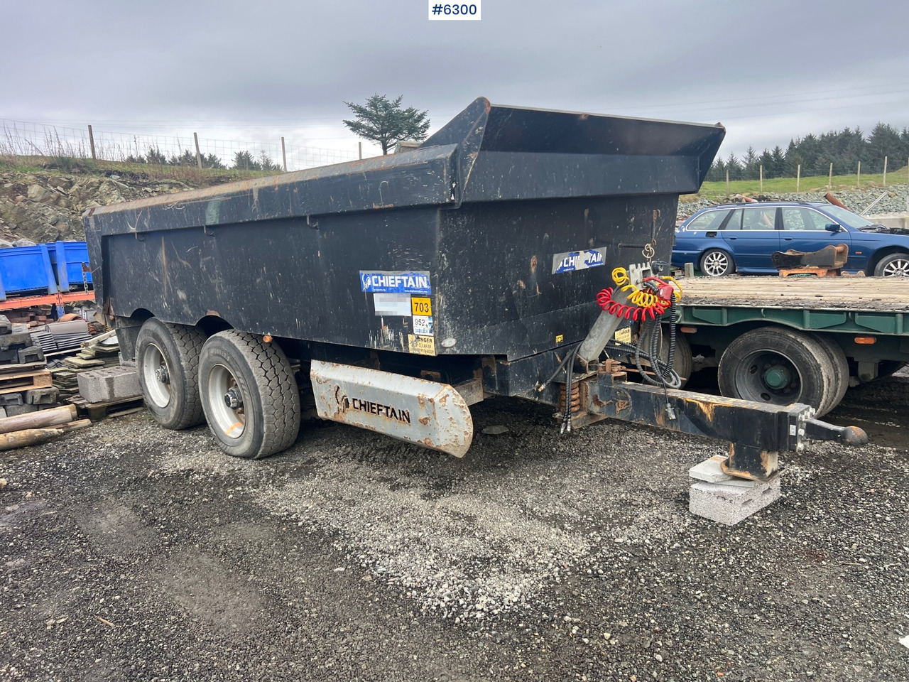 2012 Chieftain 20 ton 2 axle dump trailer - Landbrugs tipvogn: billede 3 2012 Chieftain 20 ton 2 axle dump trailer - Landbrugs tipvogn: billede 3