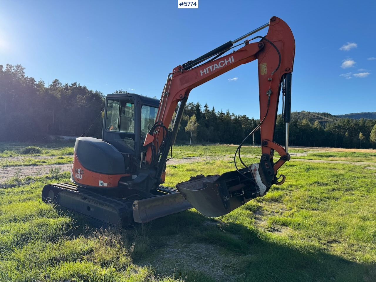 2012 Hitachi ZX 52 U-3 CLR - Gravemaskine: billede 4 2012 Hitachi ZX 52 U-3 CLR - Gravemaskine: billede 4