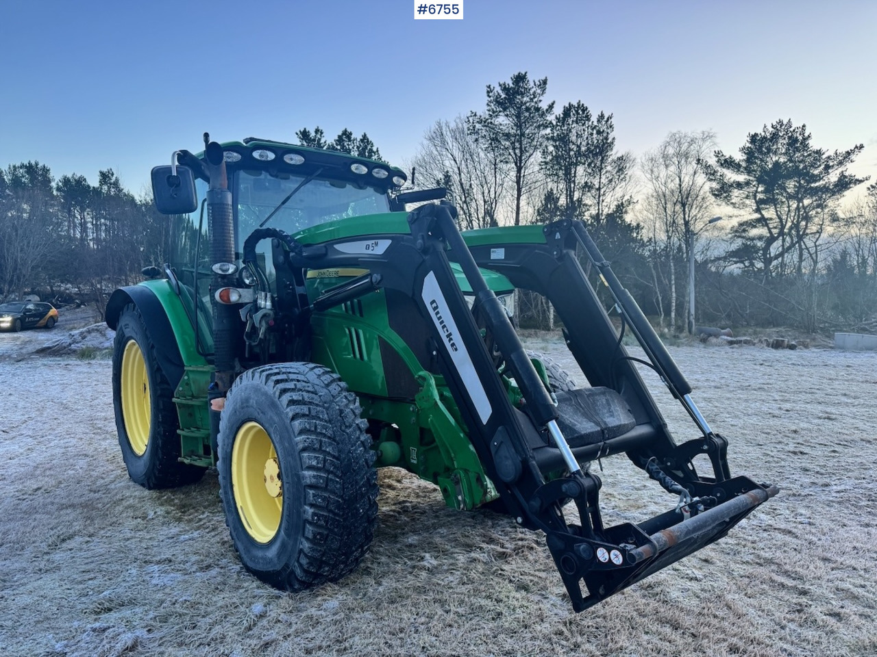 2013 John Deere 6125R w/ Front Hydraulics and Front Loader. - Traktor: billede 2 2013 John Deere 6125R w/ Front Hydraulics and Front Loader. - Traktor: billede 2