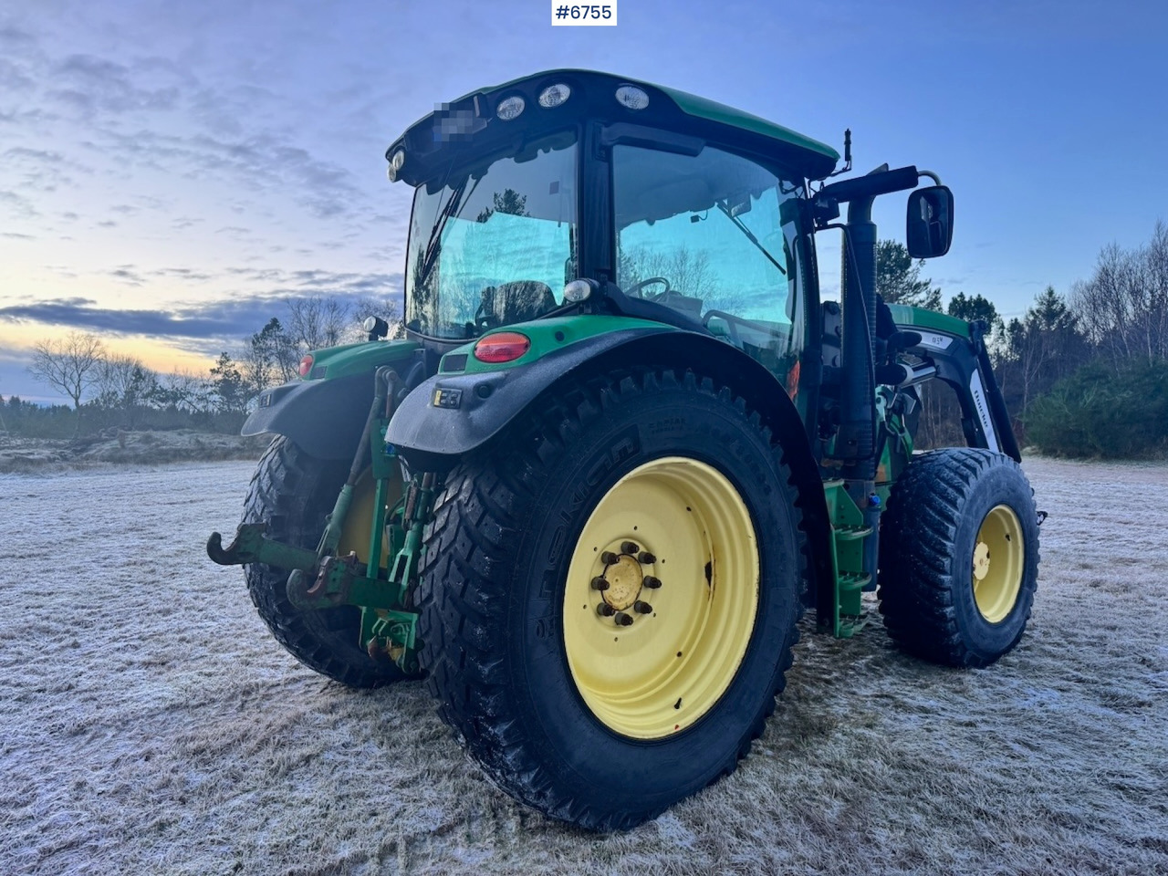 Traktor 2013 John Deere 6125R w/ Front Hydraulics and Front Loader.: billede 6