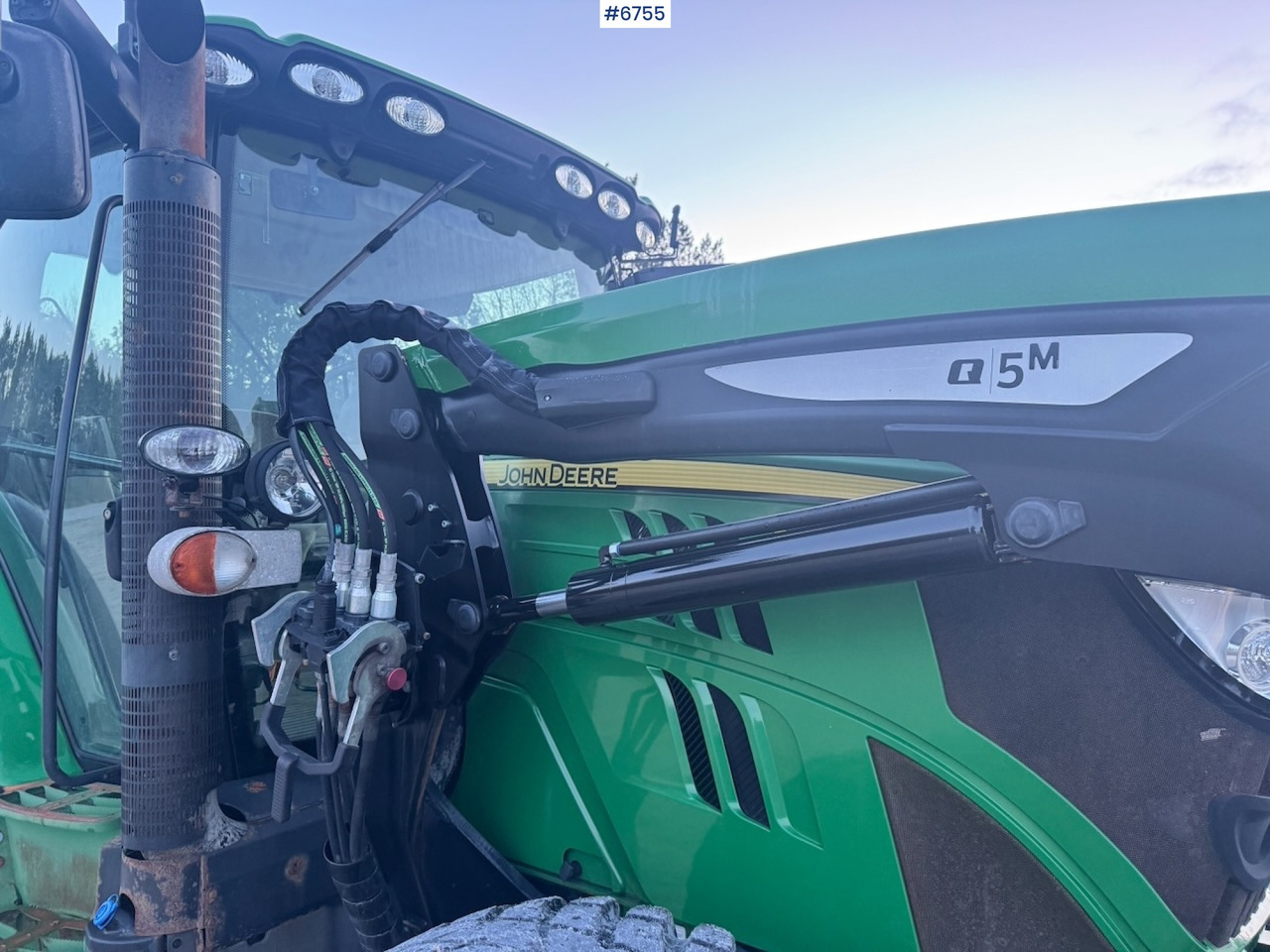 Traktor 2013 John Deere 6125R w/ Front Hydraulics and Front Loader.: billede 11