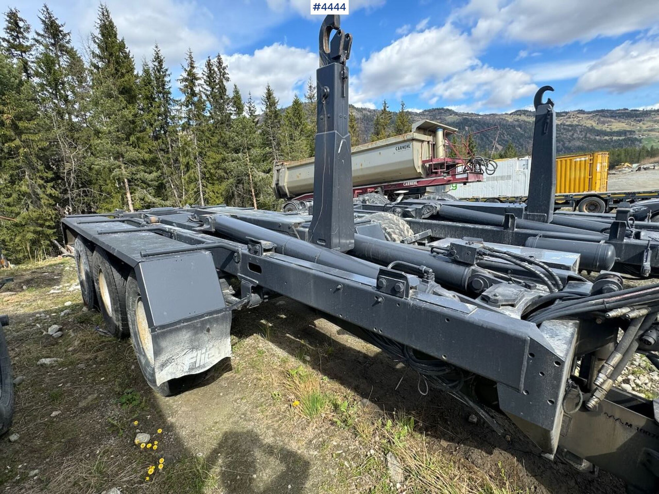 2015 Fliegl hook trailer - Nedbygget platform påhængsvogn: billede 5 2015 Fliegl hook trailer - Nedbygget platform påhængsvogn: billede 5