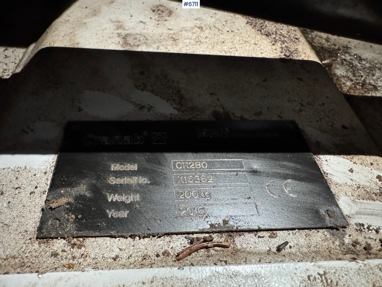 2016 Cranab CR280 Pinch - Grab: billede 5 2016 Cranab CR280 Pinch - Grab: billede 5