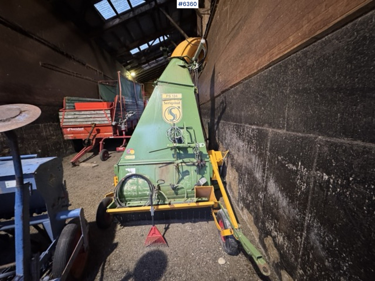 2017 Serigstad FS134 with support trailer - Udstyr til hø: billede 1 2017 Serigstad FS134 with support trailer - Udstyr til hø: billede 1