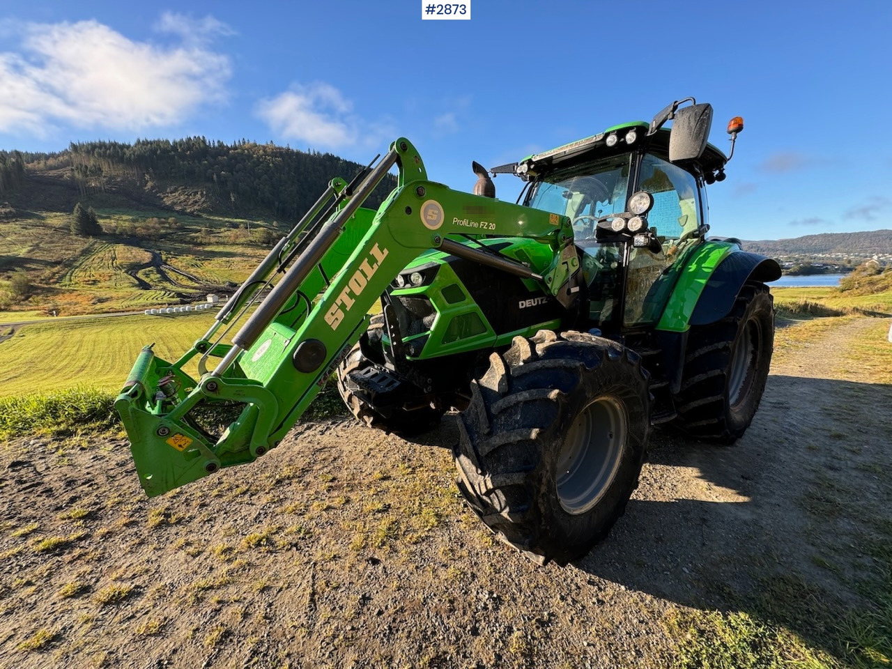 2019 Deutz-Fahr 6120 TV w/front loader and twin wheels - Traktor: billede 1 2019 Deutz-Fahr 6120 TV w/front loader and twin wheels - Traktor: billede 1