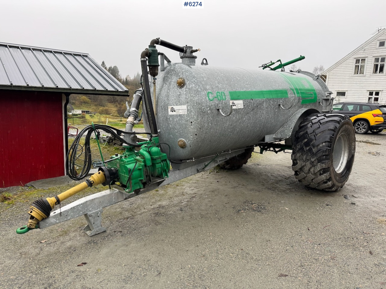 2024 Garcia C-60 6000 liter manure wagon w/ vacuum, combi and cannon. - Gyllevogn: billede 4 2024 Garcia C-60 6000 liter manure wagon w/ vacuum, combi and cannon. - Gyllevogn: billede 4