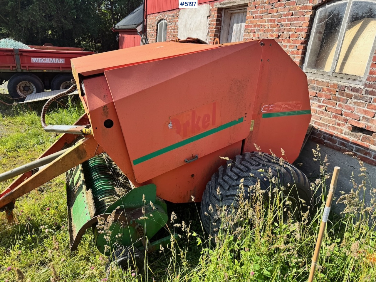 Ca. 2000 Orkel GP1250 Rundballepresse - Udstyr til hø: billede 3 Ca. 2000 Orkel GP1250 Rundballepresse - Udstyr til hø: billede 3