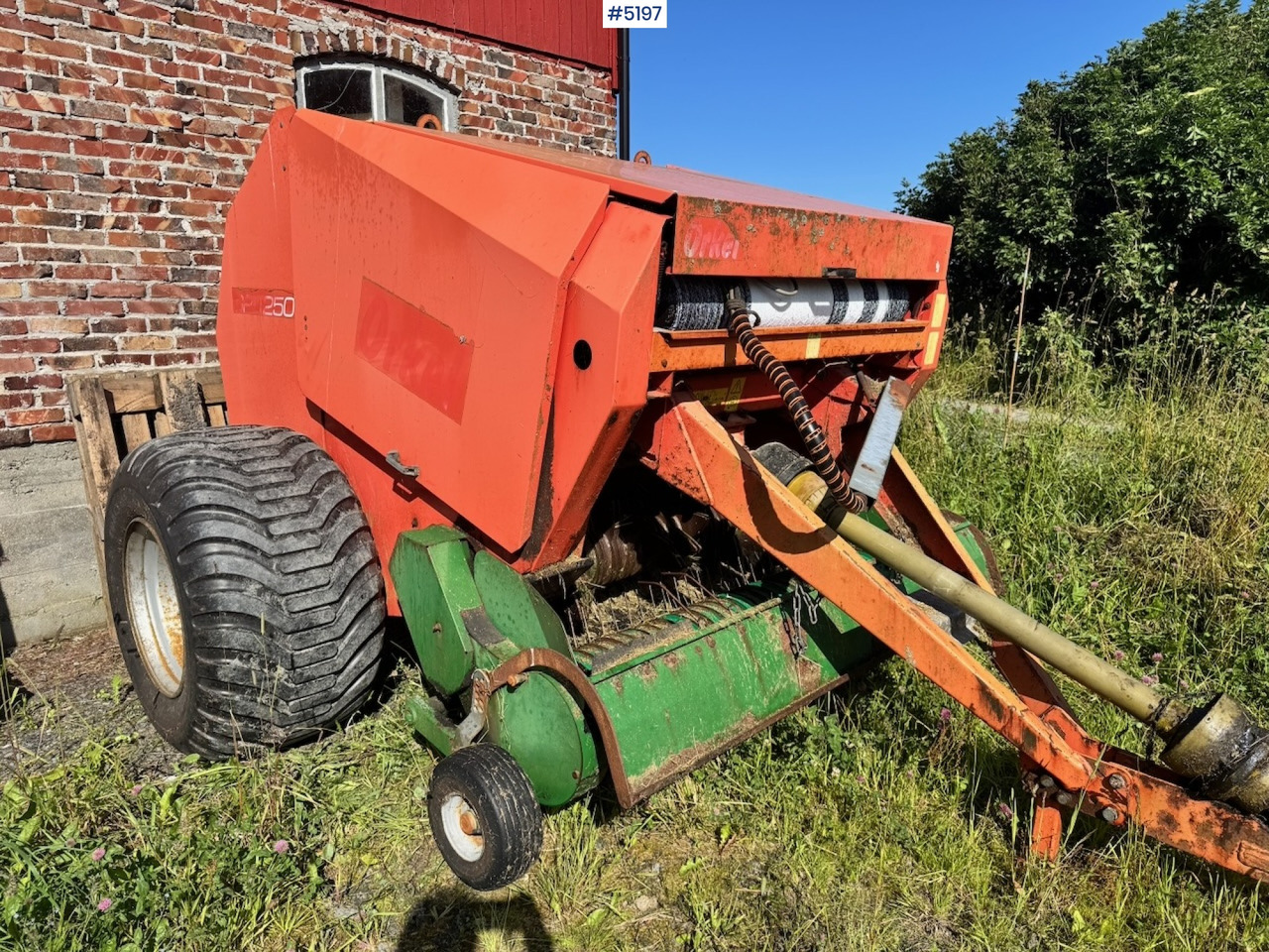 Ca. 2000 Orkel GP1250 Rundballepresse - Udstyr til hø: billede 1 Ca. 2000 Orkel GP1250 Rundballepresse - Udstyr til hø: billede 1