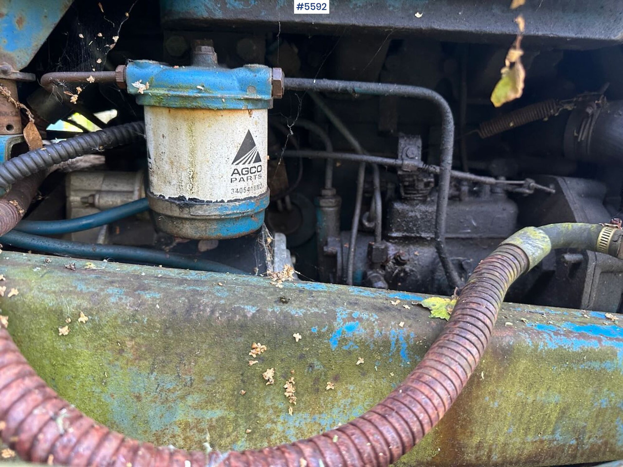 Circa 1974 Ford 4000 tractor w/ front loader and excavator. REP.OBJECT - Traktor: billede 4 Circa 1974 Ford 4000 tractor w/ front loader and excavator. REP.OBJECT - Traktor: billede 4