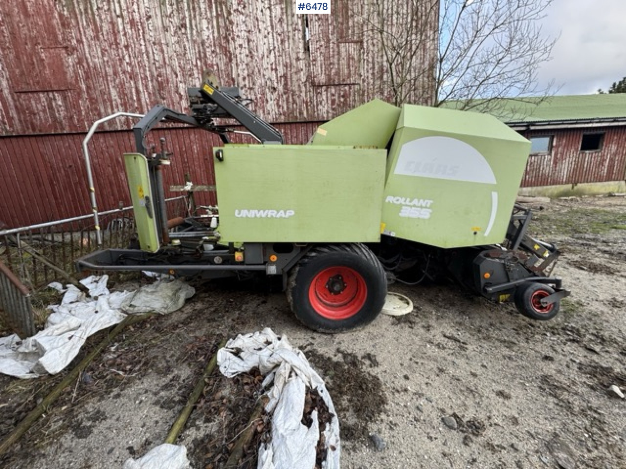 Claas Rollant 255 Uniwrap – 2010 model Condition: Repair project / for parts - Udstyr til hø: billede 4 Claas Rollant 255 Uniwrap – 2010 model Condition: Repair project / for parts - Udstyr til hø: billede 4